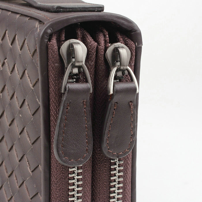 Bottega Veneta intrecciato leather document ase 1155020 brown